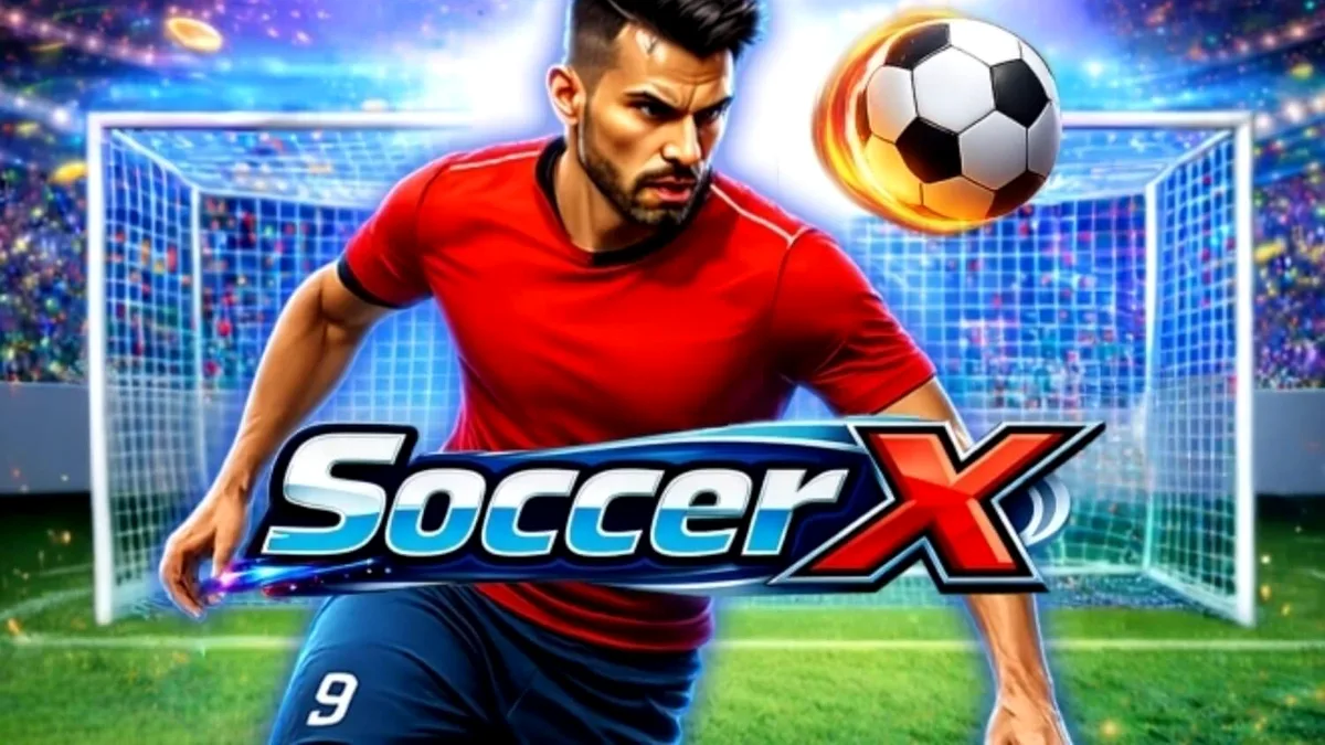 SoccerX গেমের পেনাল্টি শুটআউট ইন্টারফেস